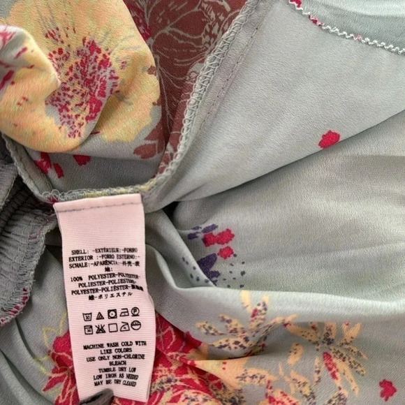 Free People Blue Purple Haze Boho Tunic Tank Top S - Picture 4 of 4